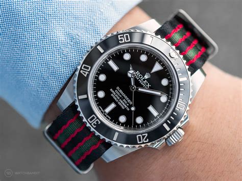 best watch strap for rolex submariner|rolex with nato strap.